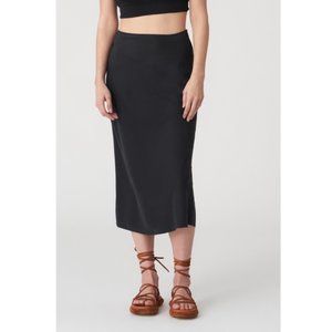 BANDIER SINCERELY JULES Laurel Bias Silk Skirt (NEVER WORN)